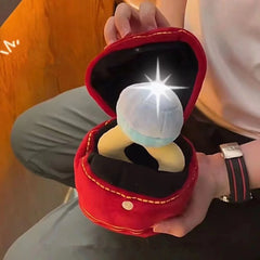 Plush Diamond Ring Box
