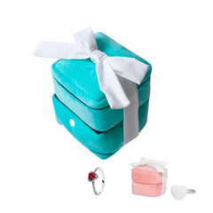 Plush Ring Box Set(with a red actual ring inside)